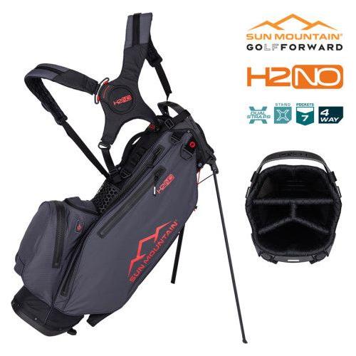 Dark Slate Gray 2025 Sun Mountain H2NO Lite 4-Way Stand Bag Black/Steel/Red 2025-sun-mountain-h2no-lite-4-way-stand-bag golf stand bag Sun Mountain 2025-Sun-Mountain-H2NO-Lite-4-Way-Stand-Bag-FairWayGolfUK-64735790924100.jpg