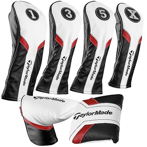 Black TaylorMade Golf Club Head Covers Putter / Single,5-Wood / Single,Rescue / Single taylormade-golf-club-head-covers Taylormade 51hE41JsutL_832a1057-387f-4aa6-8bf5-d59807392e0d.jpg