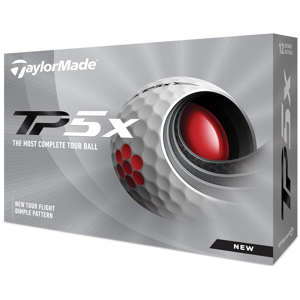 Dark Gray TaylorMade TM24 TP5 Golf Balls White / TM21 TP5x taylormade-tm24-tp5-golf-balls Taylormade 614DHHB7smL.jpg