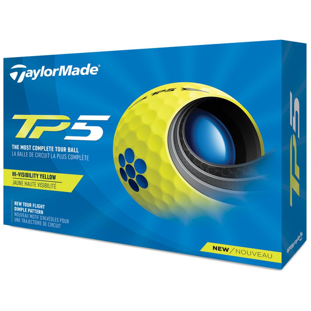 Dark Cyan TaylorMade TM24 TP5 Golf Balls Yellow / TM21 TP5 taylormade-tm24-tp5-golf-balls Taylormade 61cV_jWNzDL.jpg