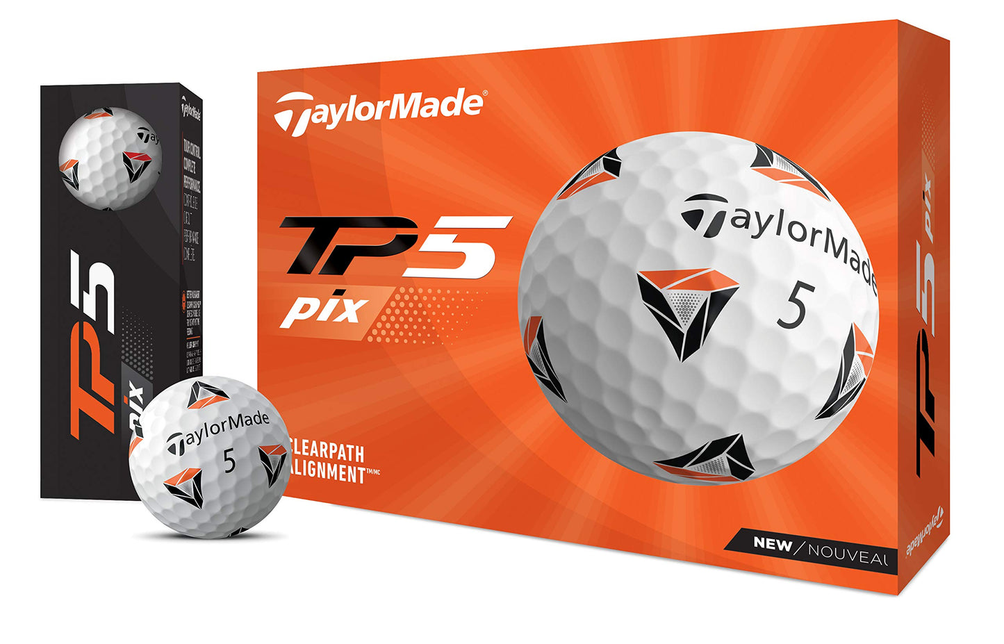 Chocolate TaylorMade TM24 TP5 Golf Balls White / TM21 TP5 pix taylormade-tm24-tp5-golf-balls Taylormade 81kGEEPTYNL.jpg