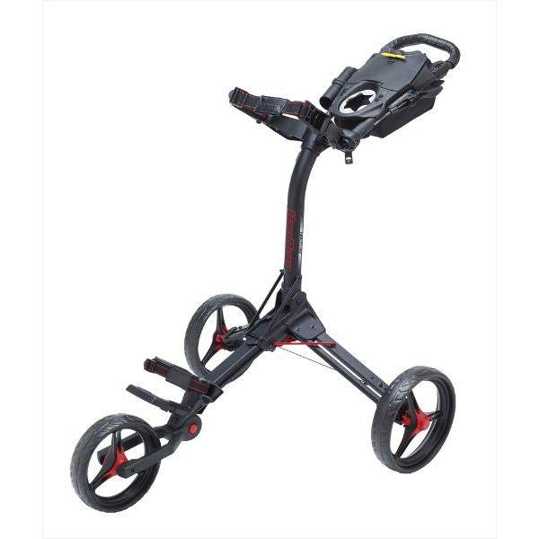 Bag Boy Compact 3 Trolley - Matt Black/Red