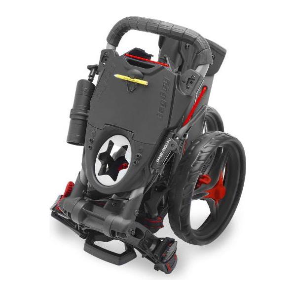 Bag Boy Compact 3 Trolley - Matt Black/Red