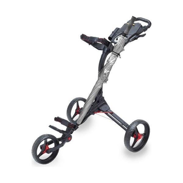 Bag Boy Compact 3 Trolley - Matt Black/Red