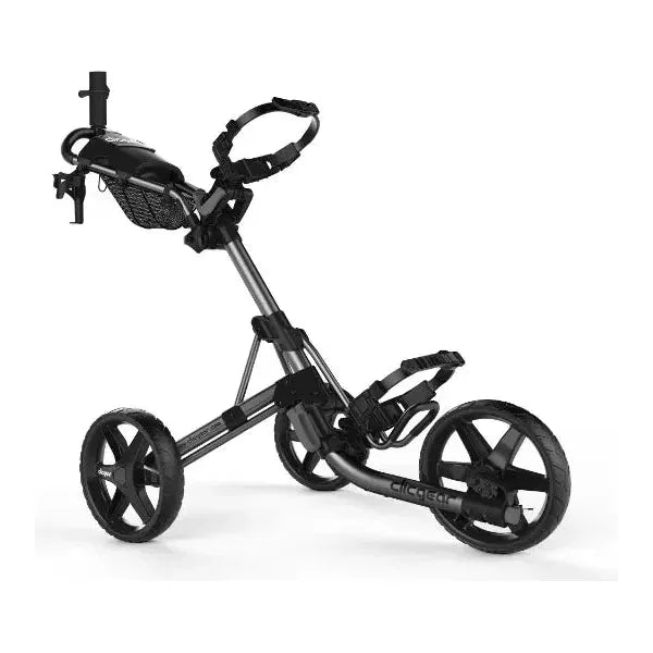Dark Slate Gray Clicgear 4.0 Trolley - Black Silver clicgear-4-0-trolley-black Push Golf Trolley Clicgear Clicgear-4-0-Trolley-Black-FairWayGolfUK-64761332465988.webp