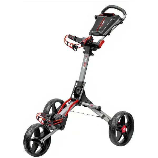 Dark Slate Gray Ezeglide Bolt 2 Auto Opening Trolley Grey/Red ezeglide-bolt-2-auto-opening-trolley-grey-red Push Golf Trolley Ezeglide Ezeglide-Bolt-2-Auto-Opening-Trolley-FairWayGolfUK-64764115943748.webp