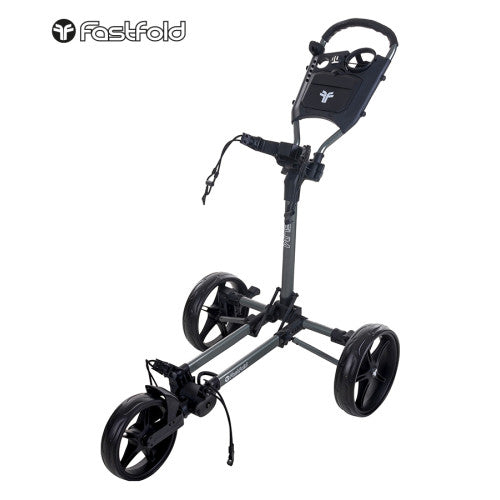 Dark Slate Gray FastFold Slim Golf Trolley Black/ Gold fastfold-slim-golf-trolley Push Golf Trolley Fast fold FF400200.jpg