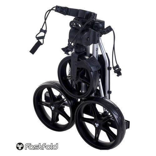 Black FastFold Slim Golf Trolley Black/ Gold,Silver fastfold-slim-golf-trolley Push Golf Trolley Fast fold FF400220-1.jpg