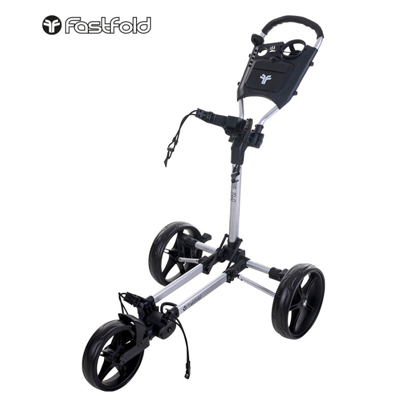 Dark Slate Gray FastFold Slim Golf Trolley Silver fastfold-slim-golf-trolley Push Golf Trolley Fast fold FF400220_1.jpg