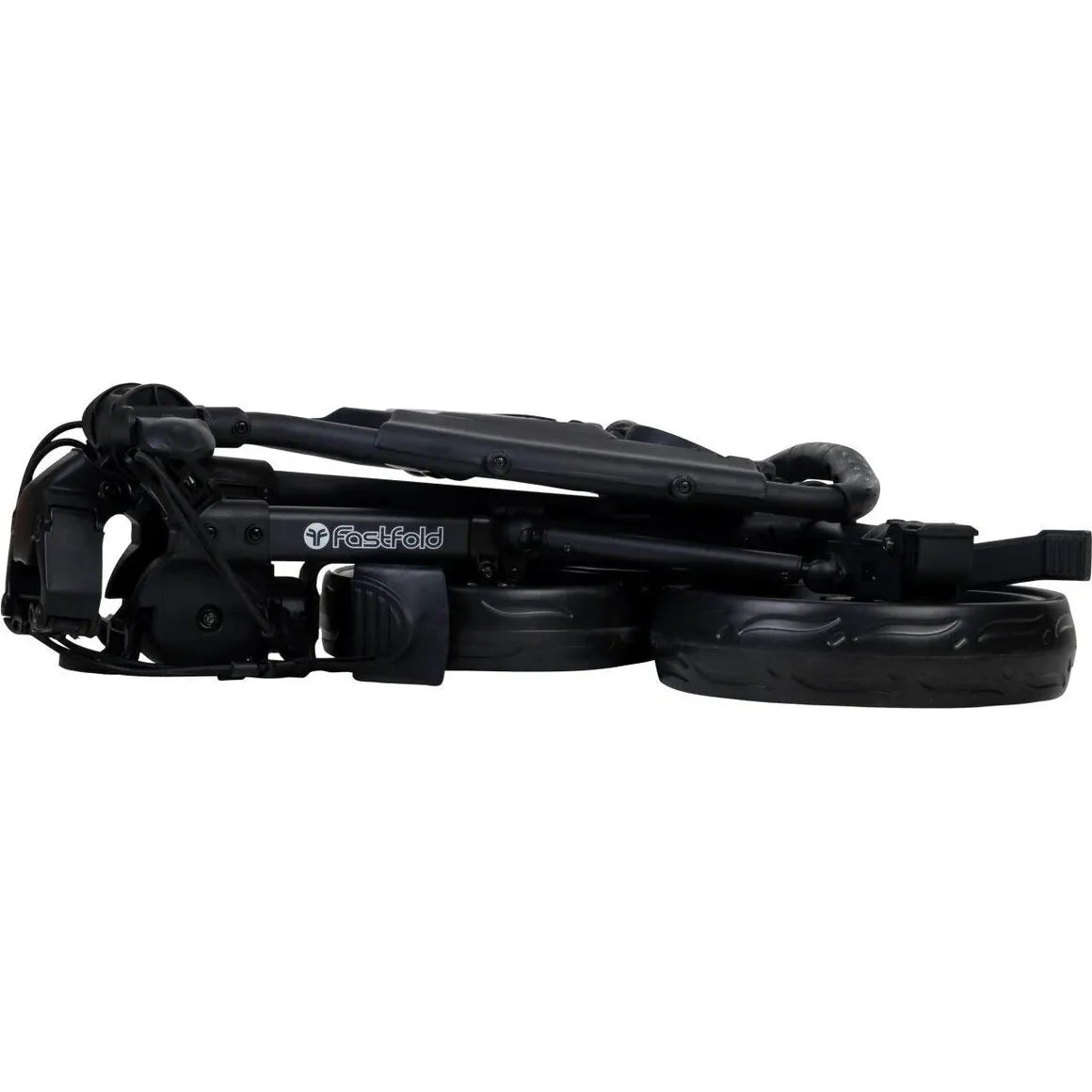 Black FastFold Slim Golf Trolley Black/ Gold,Silver fastfold-slim-golf-trolley Push Golf Trolley Fast fold thumb_d_gallery_368b0389.webp