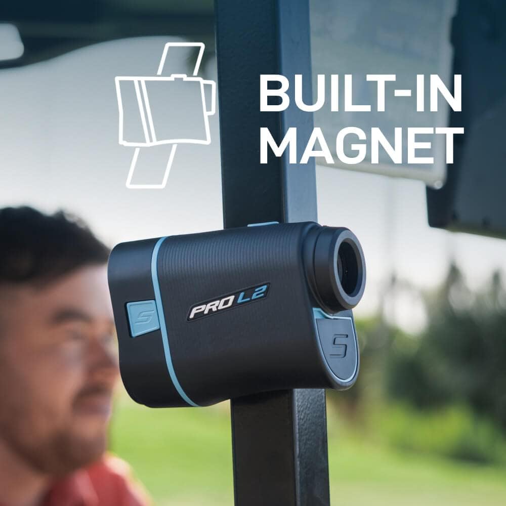 Shot Scope PRO L2 Rangefinder with Cart Magnet and Target Vibration (Blue)