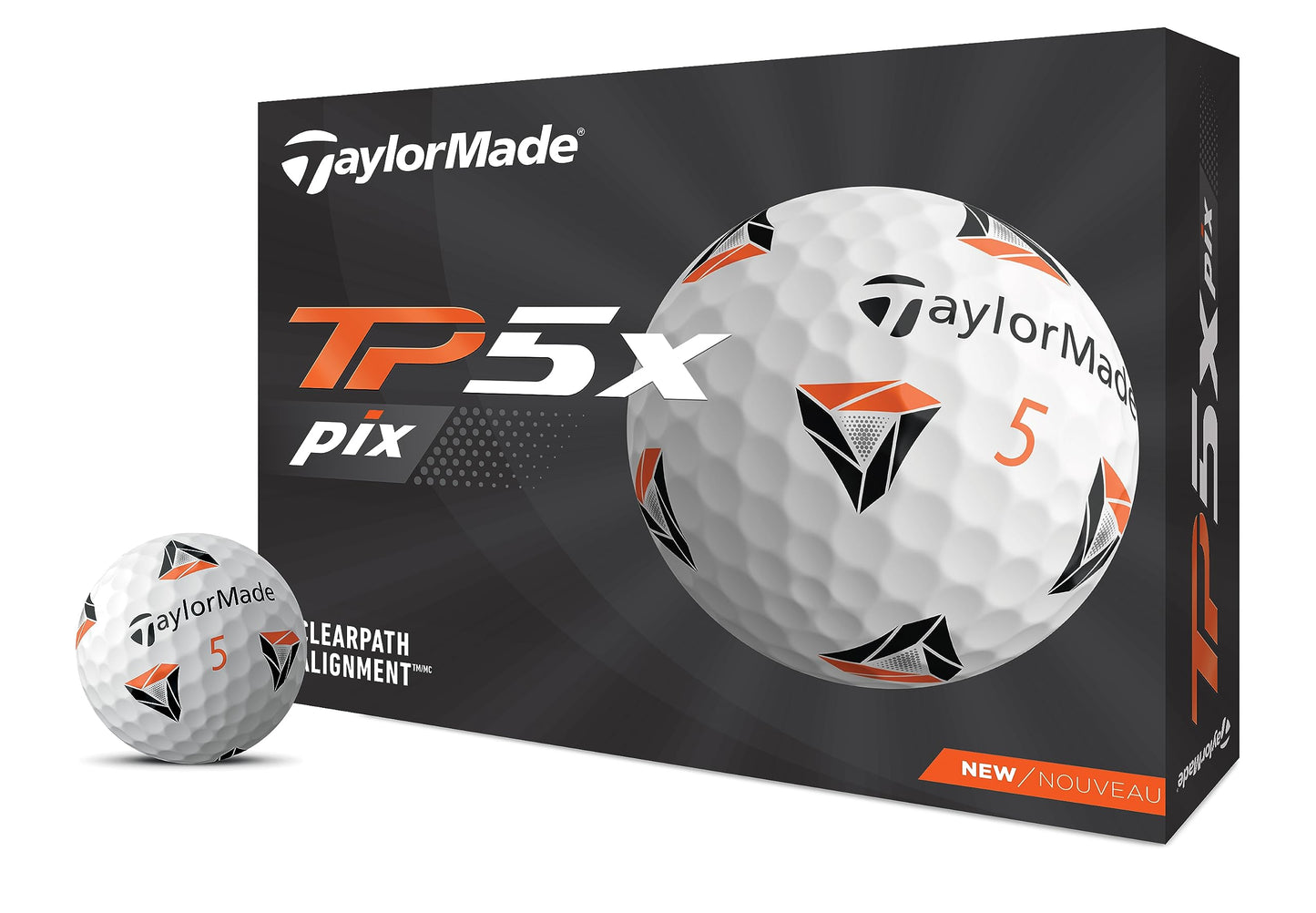 Dark Slate Gray TaylorMade TM24 TP5 Golf Balls White / TP5x taylormade-tm24-tp5-golf-balls Taylormade 71T1EGr7jQL.jpg