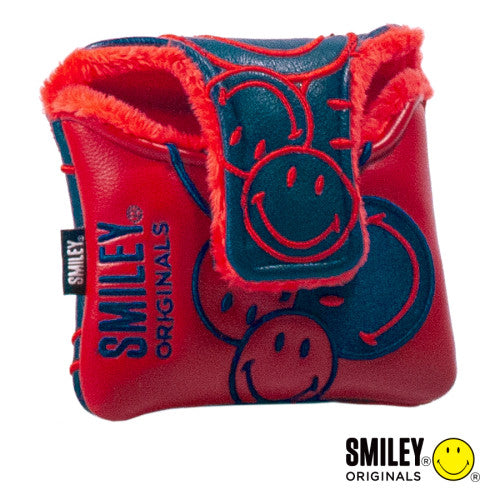 Smiley Original Stacked Mallet Putter Headcover