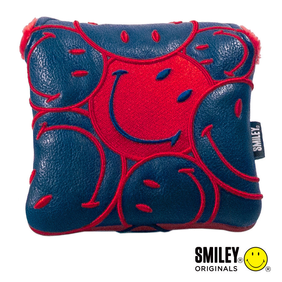 Smiley Original Stacked Mallet Putter Headcover