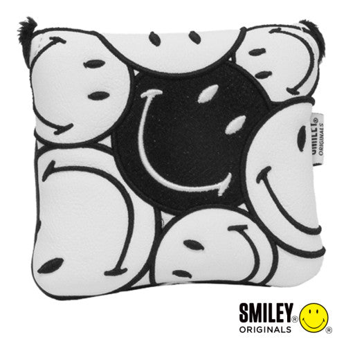 Smiley Original Stacked Mallet Putter Headcover