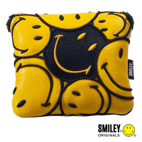 Smiley Original Stacked Mallet Putter Headcover